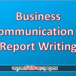 Hon‘s 2nd: Business Communication & Report Writing