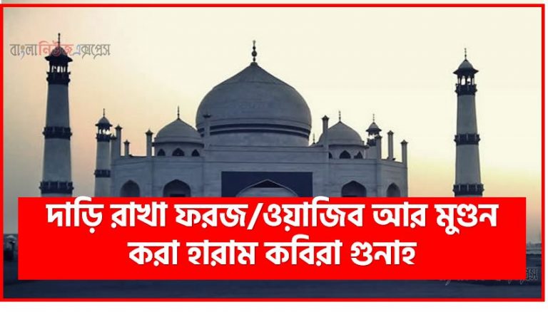 ইসলামের দৃস্টিতে দাড়ি রাখার আবশ্যকতা, ইসলামে দাড়ি রাখার বিধান,একজন মুসলমানের জন্য দাড়ি রাখা কি বাধ্যতামূলক ?, দাড়ি রাখা ফরজ, ওয়াজিব আর মুণ্ডন করা হারাম কবিরা গুনাহ,দাড়ি রাখা ওয়াজিব,দাড়ি রাখার সুন্নত,দাড়ি রাখা সুন্নাত নাকি ওয়াজিব?,দাড়ি রাখার বিধান,