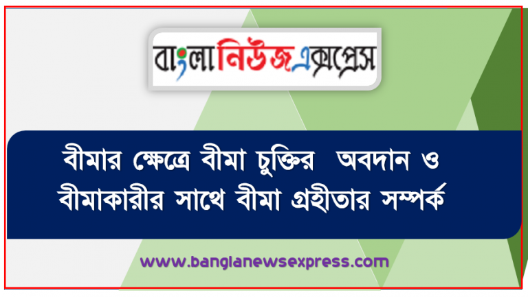 বীমার ক্ষেত্রে বীমা চুক্তির অবদান ও বীমাকারীর সাথে বীমা গ্রহীতার সম্পর্ক, বীমা চুক্তি ও এর অপরিহার্য উপাদান সম্পর্কে ধারনা লাভ করবে।, কিভাবে বীমা চুক্তি সম্পাদন করতে হয় তা বর্ণনা করতে পারবে