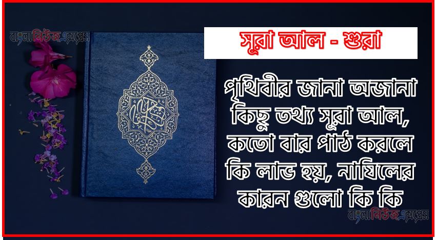 সূরা শুরা সকল তথ্য আল কোরআন ও হাদিসের আলোতে,পৃথিবীর জানা অজানা কিছু তথ্য আল শুরা আলমল ও ফজিলত, সূরা শুরা কতো বার পাঠ করলে কোন আলম ও ফজিলত, সূরা শুরা নাযিলের কারন গুলো কি কি ,কুরআন ৪২ সূরা আল - শুরা