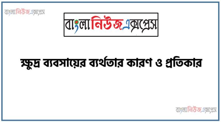 ক্ষুদ্র ব্যবসায়ের ব্যর্থতার কারণ ও প্রতিকার,ক্ষুদ্র ব্যবসায়ের ব্যর্থতার কারণ, ক্ষুদ্র ব্যবসায়ের ব্যর্থতার কারণসমূহ, ক্ষুদ্র ব্যবসায়ের ব্যর্থতার কারণসমুহ, যে সকল কারনে ক্ষুদ্র ব্যবসায়ের লাভ হয় না , যে সমস্ত কারণে ক্ষুদ্র ব্যবসায় ব্যর্থ হয়ে থাকে তার উল্লেখযােগ্য বিষয়গুলাে