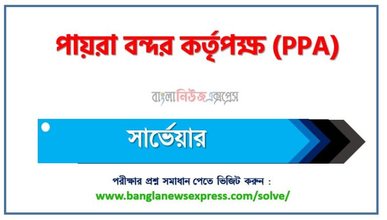 পায়রা বন্দর কর্তৃপক্ষ এর সার্ভেয়ার পদের প্রশ্ন সমাধান pdf ২০২৩, PPA Surveyor exam question solve 2023, download pdf পিপিএ নিয়োগ পরীক্ষায় সার্ভেয়ার পদের প্রশ্ন সমাধান ২০২৩